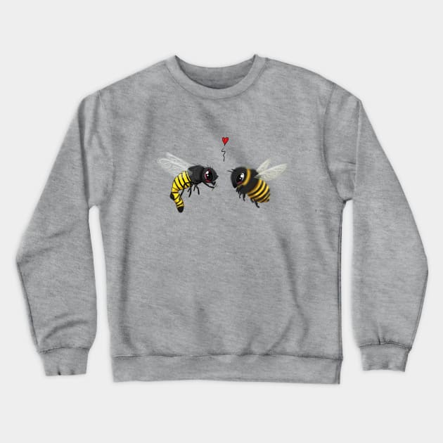For Love Bee Crewneck Sweatshirt by  @a.r.a.b.e.l.l.a_